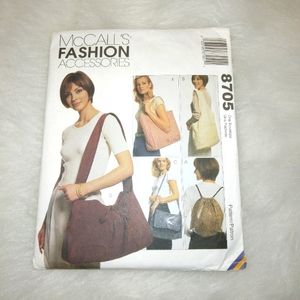 McCall's 8705 Bags in 5 styles